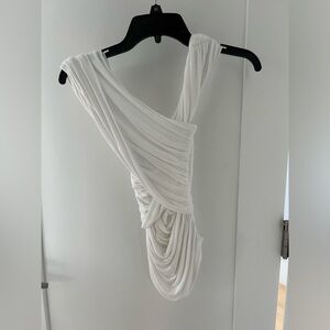 Marcella Alyssa Infinity Top NWT XS White